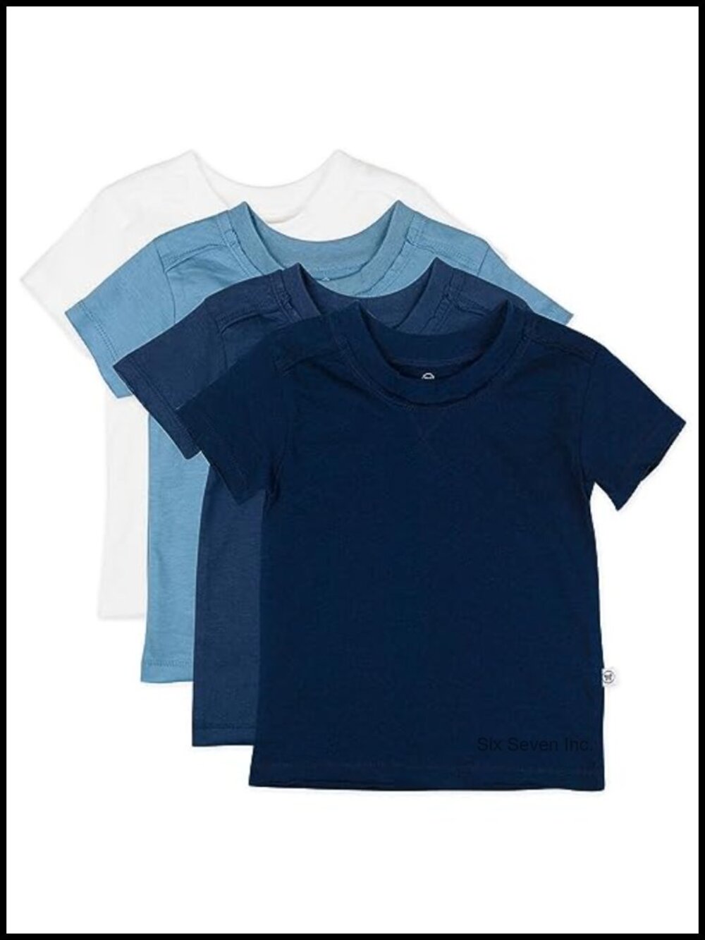 100% Organic Cotton Short Sleeve Tee 10-Pack Baby Toddler Kids